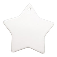 Ceramic Ornament - 3" Star