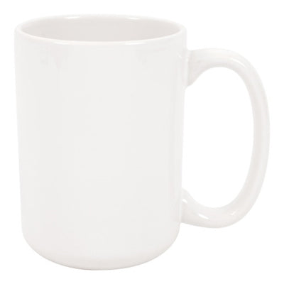 Custom 15 oz White Ceramic Mug