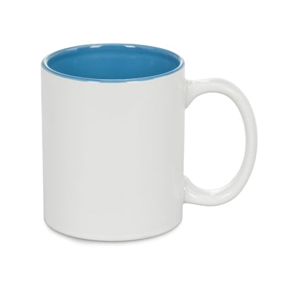 11 oz Two Tone Colored Mug - Light Blue - Orca