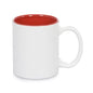 11 oz Two Tone Colored Mug - Red - Orca