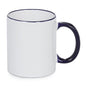 11 oz Rim & Handle Colored Mug - Blue - ORCA