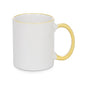 11 oz Rim & Handle Colored Mug - Yellow - ORCA