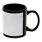 11 oz. Black Orca Mug with White Patch