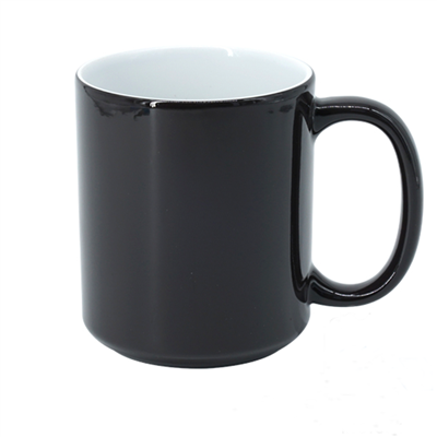 11 oz. Color Changing Mug - Black - Glossy