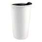 12 oz. Eco Traveler - Double Ceramic Travel Mug - w/Black Lid - Orca
