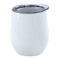 12 oz. Orca Stainless Steel Wine Tumbler - White