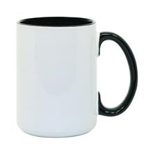 15 oz. Ceramic Mug Inner/Handle - Black - Orca
