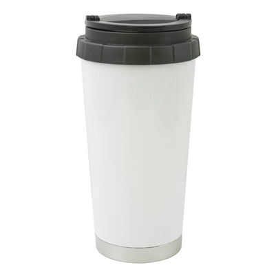 16 oz Stainless Steel Thermal Tumbler - White - Orca