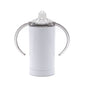 Sublimation Stainless Steel Sippy Cup - 13oz - White