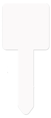 Unisub Aluminum Garden Stake - Square 2.75" x 6.9"