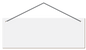Unisub Hardboard Signage Large Rectangle