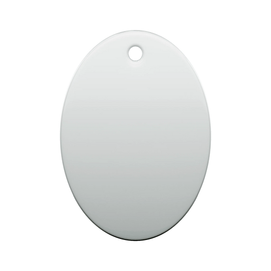 Ceramic Ornament - 3" Oval 100 pcs/pack