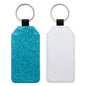Fashion Sparkle Keychain - Blue Rectangle (PU)
