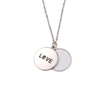 Sublimation Sliding Photo Locket Necklace - Round