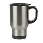 14 oz. Stainless Steel Travel Mug - Orca - Silver