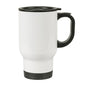 14 oz. Stainless Steel Travel Mug - Orca - White