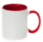 11 oz. Ceramic Mug - Inner/Handle - Red - Orca