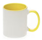 11 oz. Ceramic Mug - Inner/Handle - Yellow - Orca